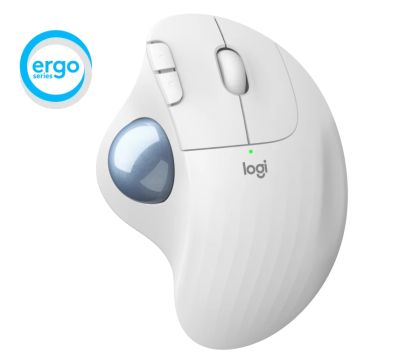 LOGITECH ERGO M575 Wireless Mouse Offwhite