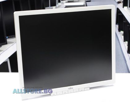 Fujitsu B19-6 LED, 19" 1280x1024 SXGA 5:4 Stereo Speakers, White, Grade B