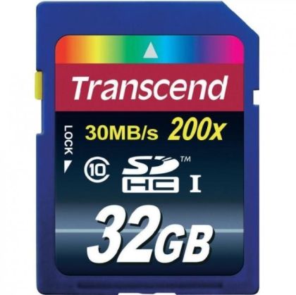 Memorie Transcend 32 GB SDHC (Clasa 10)