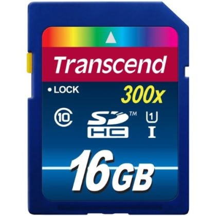 Memory Transcend 16GB SDHC UHS-I Premium (Class 10)