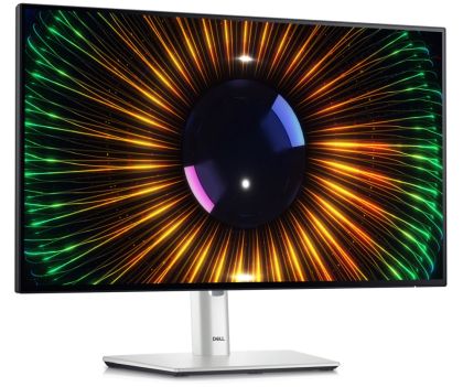 Monitor Dell U2424H, 23.8" IPS Anti-Glare, UltraSharp InfinityEdge, 5ms, 1000:1, 250 cd/m2, FullHD 1920x1080, 120 Hz, 100% sRG, HDMI, DisplayPort, USB 3.2 Gen 2/USB-C, ComfortView Plus , Height Adjustable, Pivot, Swivel, Tilt, Black