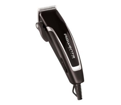 Hair clipper Rowenta TN1603F0, Hair clipper Driver Black, Professional blade AC motor, 4 combs (3,6,9,13mm), scissors, comb (42mm), cleaning brush & oil, corded