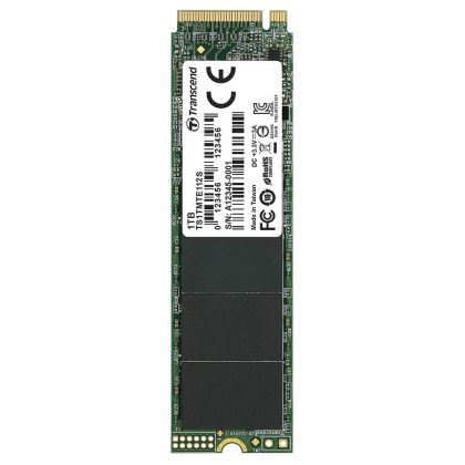 Hard drive Transcend 1TB, M.2 2280, PCIe Gen3x4, M-Key, 3D TLC, DRAM-less