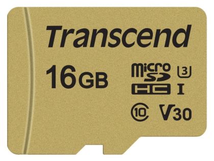 Memory Transcend 16GB micro SD UHS-I U3 (with adapter), MLC