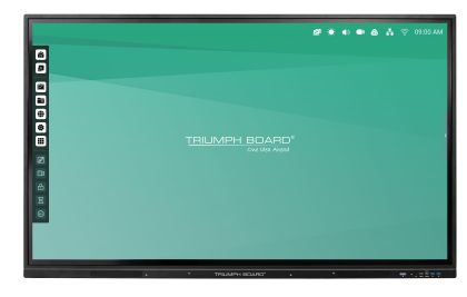 Интерактивен мулти-тъч дисплей TRIUMPH BOARD 75" IFP, Черен панел, Android 11
