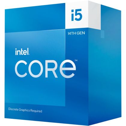 Procesor Intel Core i5-14400F 10C/16T (eC 1,8GHz / pc 2,5GHz / 4,7GHz Boost, 20MB, **W, LGA1700)