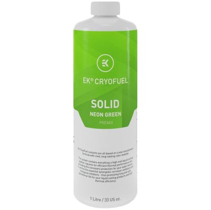 EK-CryoFuel Solid Neon Green (Premix 1000mL), coolant mixture