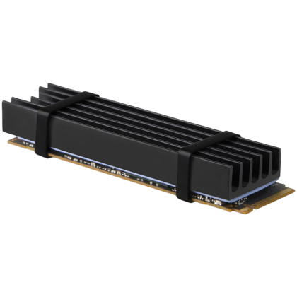 AXAGON CLR-M2L10 pasiv - SSD M.2, SSD de 80 mm, corp ALU, plăcuțe termice din silicon, înălțime 10 mm