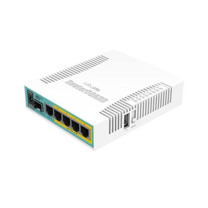 Router MikroTik RB960PGS, 128MB, 5x Gigabit LAN, PoE, USB, 10/100/1000Mbit, WiFi, RouterOS L4