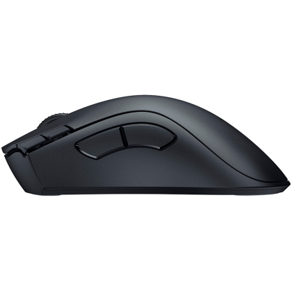 Razer DeathAdder V2 X HyperSpeed, HyperSpeed Wireless, 14 000 DPI Optical Sensor, 2nd-gen Razer Mechanical Mouse Switches, 100% PTFE mouse-feet, Up to 235 hours of battery life (2.4GHz), AA/AAA Hybrid battery slot, Weight: 86-103g