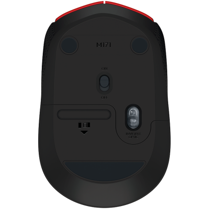 LOGITECH M171 Wireless Mouse - RED