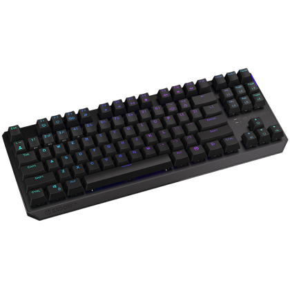 Endorfy Thock TKL Wireless Red Gaming Keyboard, Kailh Box Red Mechanical Switches, Double Shot PBT Keycaps, ARGB, Hot-swappable switches, Connections: BT/2.4GHz/USB, 2 Year Warranty