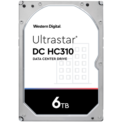 Western Digital Ultrastar DC HDD Server 7K6 (3.5'', 6TB, 256MB, 7200 RPM, SATA 6Gb/s, 512E SE), SKU: 0B36039