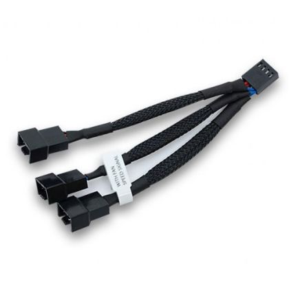 EK-Cable Y-Splitter 3-Fan PWM (10cm), fan splitter