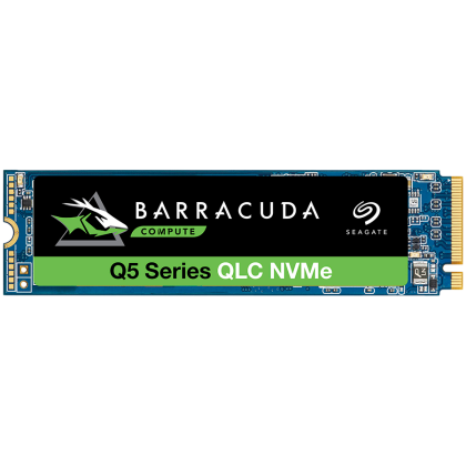 Seagate® BarraCuda™ Q5, 1TB SSD, M.2 2280-S2 PCIe 3.0 NVMe, Read/Write: 2,400 / 1,700 MB/s, EAN: 8719706027724