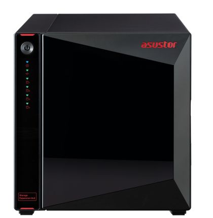 Stocare de rețea Asustor AS5004U, Unitate de expansiune USB, Asustor Xpanstor 4 AS5004U Expansor de capacitate de stocare NAS cu 4 locații, 4 x SATA3 6Gb/s; HDD/SSD de 3,5"/2,5", 1 x tip C, negru