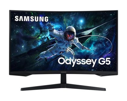 Monitor Samsung 27CG552 27" Odyssey G5 Curved VA 2560x1440 1ms 165Hz DP HDMI Black