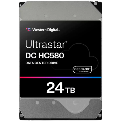 HDD Server WD/HGST ULTRASTAR DC HC580 (3.5'', 24TB, 512MB, 7200 RPM, SATA 6Gb/s, 512E SE NP3), SKU: 0F62796