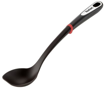 Spoon Tefal K2060514, Ingenio, Spoon, Kitchen tool, Termoplastic, 39.8x9x4.6cm, Up to 230°C, Dishwasher safe, black