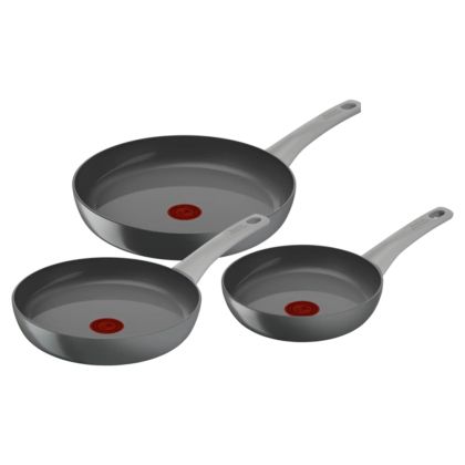 Set of pans and pots Tefal C4279132 SET 3FP CER RENEW ON HIPPO IRON