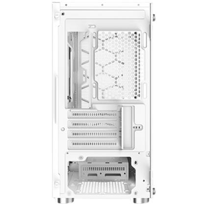 Oreo Arctic White EN47772, M-ATX, USB3.0x1+USB2.0x2, Meshed Grill FP, Stânga TG, 3PCS X24F Arctic Fixed RGB Fan