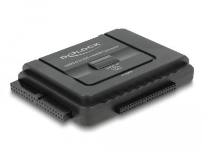 Delock Converter USB 5 Gbps to SATA 6 Gb/s / IDE 40 pin / IDE 44 pin with backup function