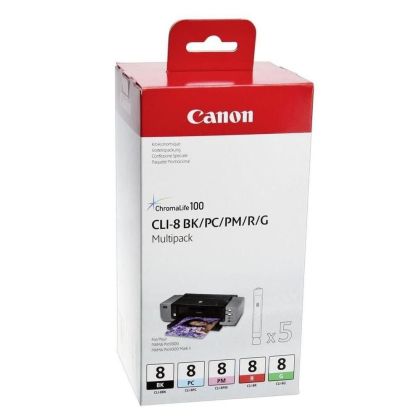 Consumable Canon CLI-8 MultiPack BK/PC/PM/R/G