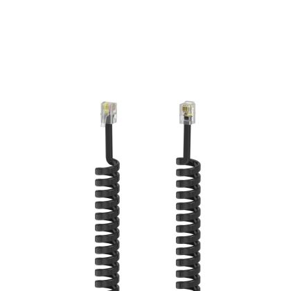 Hama Handset Cable, 4p4c Modular Plug - 4p4c Modular Plug, 1.5 m