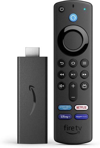 Мултимедиен плеър AMAZON Fire TV Stick Max, Wi-Fi 6, Alexa Voice Remote, Черен