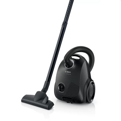 Vacuum cleaner Bosch BGBS2LB1, Vacuum cleaner with bag 3.5 l, Series 2, 600W, 80 dB(A), black