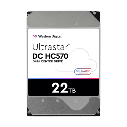 Hard disk WD Ultrastar DC HC570, 22TB, 7200RPM, SATA 6GB/s - WUH722222ALE6L4
