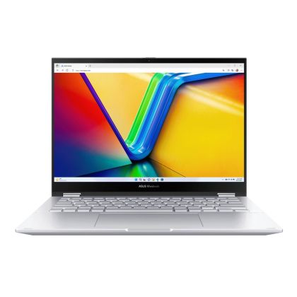 Лаптоп Asus Vivobook S Flip OLED TP3402VA-KN310W,Intel i5-13500H,14"OLED, 2.8K (2880 x 1800) Touch, DDR4 16GB,512 GB SSD, Windows 11 Home, Silver