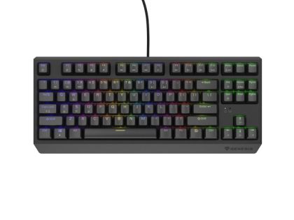 Клавиатура Genesis Gaming Keyboard Thor 230 TKL US RGB Mechanical Outemu Red Black Hot Swap