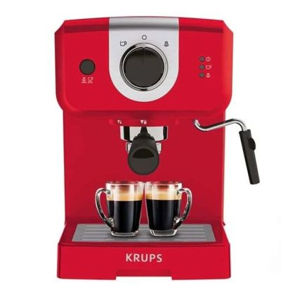Coffee machine Krups XP320530, ESP STEAM&PUMP MECA OPIO RED, 1050W, 15 bar
