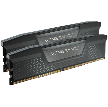 CORSAIR DDR5, 64GB (2x32GB) VENGEANCE DDR5 6000, CL38-44-44-96, 1.35V Std PMIC Intel XMP Memorie - Negru
