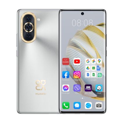 Mobile phone Huawei Nova 10 Starry Silvery, NCO-LX1, 6.67", 2400x1080, Qualcomm Snapdragon 778G 4G, 8GB+128GB, CAM 50+8+2MP/60MP Fron Camera, 4000mAh, FPT, BT5.2, USB Type-C 2.0 , HMS, EMUI 12