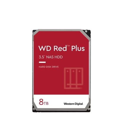 WD Red Plus 8TB SATA 6Gb/s 3.5inch 128MB cache 5400Rpm Internal HDD Bulk