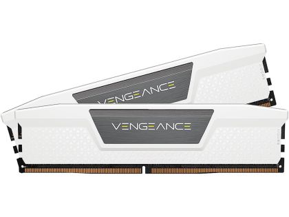 Memorie Corsair Vengeance White, 32GB (2x16GB) DDR5 DRAM, 6000MHz, CL36, CMK32GX5M2E6000C36W