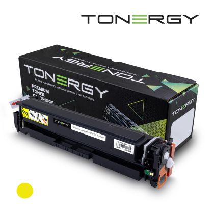 Tonergy съвместима Тонер Касета Compatible Toner Cartridge HP 202X CF502X CANON CRG-054H Yellow, High Capacity 2.5K