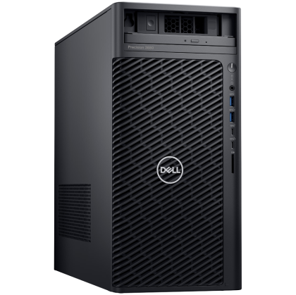 Dell Precision 3680 Tower, Intel Core i7-14700 (20C, 28T, 33MB Cache, up to 5.4GHz), 16GB (2x8GB) DDR5, 512GB M.2 SSD, NVIDIA T1000 8GB, no WiFi, Mouse + US KBD, Win 11 Pro, 3Y ProSupport