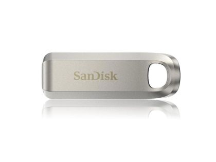 USB stick SanDisk Ultra Luxe, 128GB, USB 3.2 Gen 1, USB-C, Silver