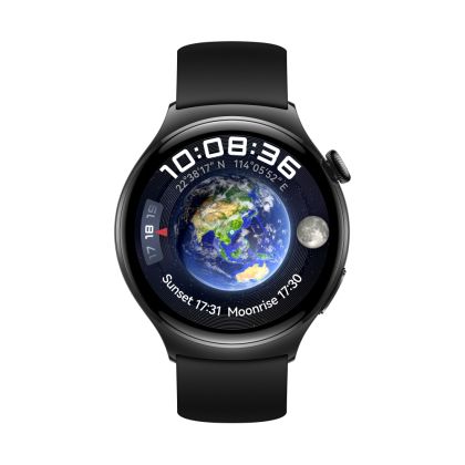 Часовник Huawei Watch 4 Archi-L19F, Amoled, 466x466, PPI 310, 2G, e-sim, Single - band GNSS, BT5.2 BR+BLE, 5ATM, 530mAh, Black + Huawei FreeBuds 5i Ceramic White
