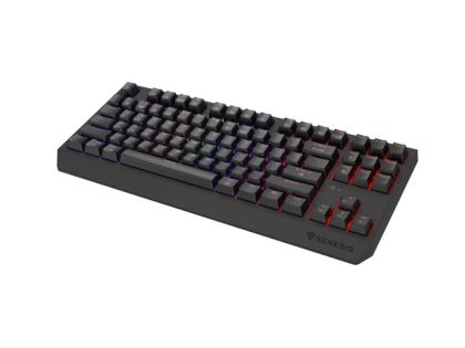 Keyboard Genesis Gaming Keyboard Thor 230 TKL Wireless US Black RGB Mechanical Outemu Silent Lemon