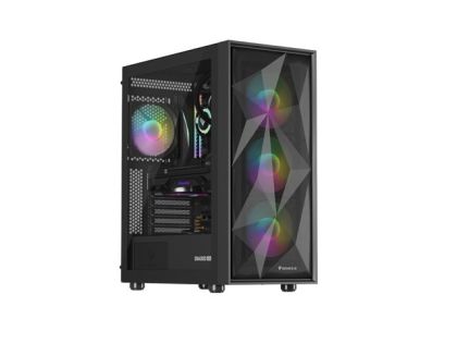 Genesis PC Case DIAXID 605 RGB Mini Tower Window, Black