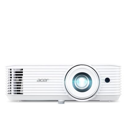 Multimedia projector Acer Projector H6546Ki, DLP, 1080p (1920x1080), 5200 ANSI Lm, 10,000:1, 3D, 24/7 operation, Auto Keystone, DC power on, 2xHDMI, RS232, Audio in/out, WiFi (kit incl. ), Bag, 1x3W, 2.95Kg, White + Acer T82-W01MW 82.5"