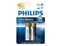 PHILIPS LR6E2B/10 Batteries PHILIPS Ultra alkaline AA LR6 BLISTER OF 2