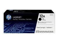 HP original Laserjet Toner cartridge Q2612AD black standard capacity 2 x 2.000 pages 2-pack