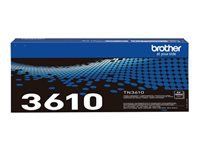 BROTHER TN-3610 Super High Yield Black Toner Cartridge Prints 18,000 pages