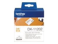 BROTHER DK11202 Brother szallitmanyozoi etikett 62x100mm, 300/tekercs