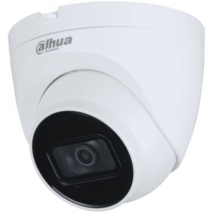 Dahua HDCVI 2MP Eyeball camera, Day&Night, 1/2.7" CMOS, 1920×1080 Effective Pixels, 30fps@1080P, Focal Length 2.8mm, View angle 101°, IR distance up to 25m, 0.02Lux/F1.9, 0Lux IR on , indoor installation IP50, 12V DC/2.6W